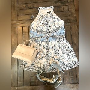 BCBG Max Azria “Sharlot” mini dress in Dusty Rose.  Size M. NWT.